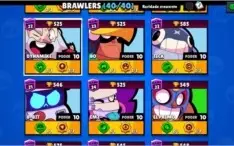 Conta full Brawl Stars + 549 gemas + 40k de ouro