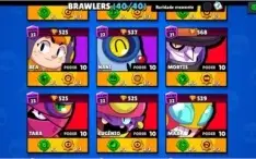 Conta full Brawl Stars + 549 gemas + 40k de ouro