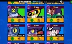 Conta full Brawl Stars + 549 gemas + 40k de ouro