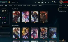 Conta LOL - 122 Skins Bronze 2 + Valorant - 2 Facas, na md5