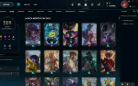 Conta League of Legends 359 skins
