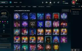 Conta League of Legends 359 skins