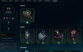 Conta low elo plat skin ahri faker parte 1