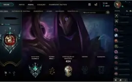 Conta Platina 4 , 140 champions , 77 skins