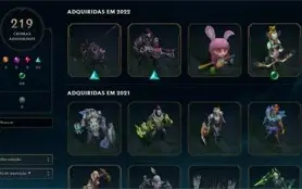 Conta diamante 4, 550 Skins, 60k EA, all champs, 2k RP
