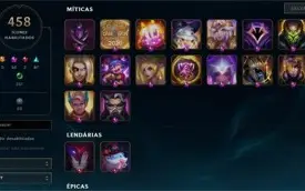 Conta diamante 4, 550 Skins, 60k EA, all champs, 2k RP