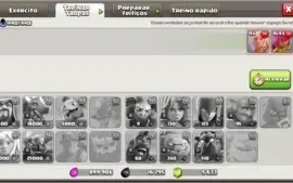 Conta Clash of clans CV 11 com 5600 gemas