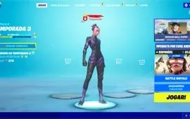 CONTA FORTNITE COM 35 SKINS E 159 JOGOS NA EPIC