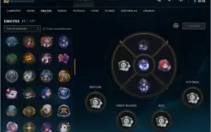 Conta League Of Legendes gold 1 com 396 skins
