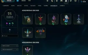 Conta LOL - League of Legends - Todos personagens + Skins