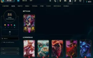 Conta LOL - League of Legends - Todos personagens + Skins