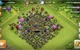 CONTA CLASH OF CLANS CV9 90% FULL