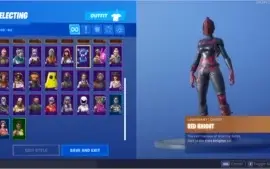 Conta Fortnite K/D alto e skins!