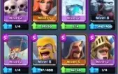 nível 8 com todas as cartas e 1 lendária nível 2
