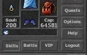 Heroserv Knight 420k HP 97k MP + Special Itens