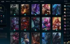 Conta League of Legends nivel 400 90+skins Gold
