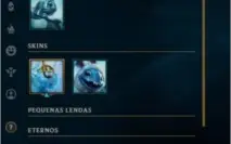 CONTA LEAGUE OF LEGENDS PRATA I + 3 LENDARIAS (EMAIL)