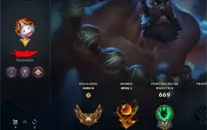 LOL Conta Ouro 2 com 193 skins e Level 558 com todos champs