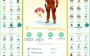 Conta Pokemon Go Nível 38