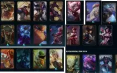 Conta LOL level 523 + 1,7k RP + 50K EA + WILD RIFT DIAMANTE