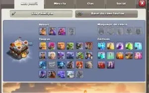Clash of clans cv11 + bolos históricos de aniversário/evento