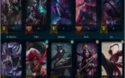 CONTA LEAGUE OF LEGENDS - PLATINA I - 34 CHAMPS - 12 SKINS