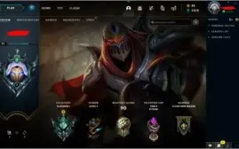 CONTA LEAGUE OF LEGENDS - PLATINA I - 34 CHAMPS - 12 SKINS