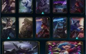CONTA LEAGUE OF LEGENDS - PLATINA I - 34 CHAMPS - 12 SKINS