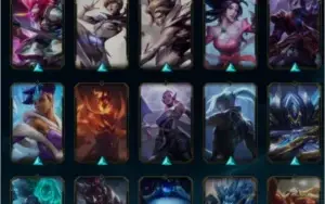 Conta LOL (PLAT 4 S11) com todos os campeões e varias skins