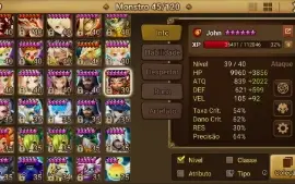 conta summoners war nyx + ezio dark, ezio light