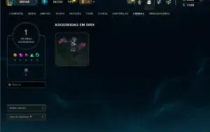Ouro 1 com 45 Champs e 10 Skins + 3380 RP