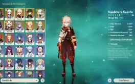 AR57 - Ayaka C1 Zhongli C1 Nahida Raiden Kazuha Hutao Itto+