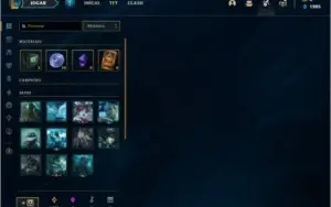 Conta platina 4 com 27 champs e 11 Fragmentos de skins