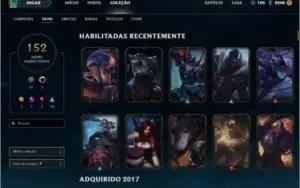 Conta de league of legends