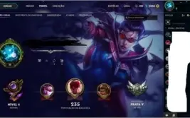 Conta de league of legends