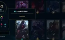 Conta de league of legends