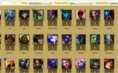 Conta GOLD V 121 CHAMPS 90SKINS