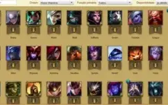 Conta GOLD V 121 CHAMPS 90SKINS