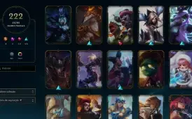 Conta LoL Esmeralda 3 - LvL 703 / 222 skins ryze triunfante