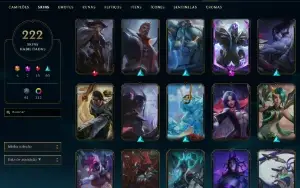 Conta LoL Esmeralda 3 - LvL 703 / 222 skins ryze triunfante