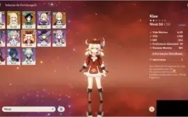 Venti, Jean, Klee e Outros! AR 36! Server NA