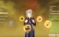 Conta Genshin Impact - Zhongli, Navia, Nahida, Mualani + 11
