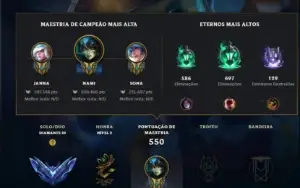 Conta League Of Legends Diamante 3 557 Skins Com Email