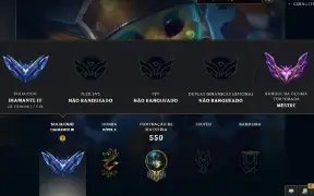 Conta League Of Legends Diamante 3 557 Skins Com Email