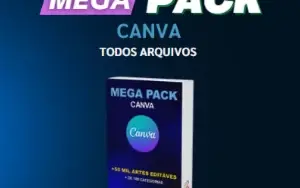 Mega Pack Designer Gráfico +12.000 Arquivos CANVA Editáveis