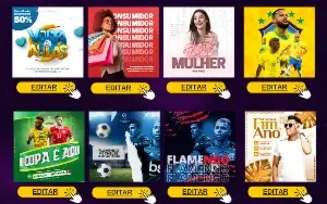 Mega Pack Designer Gráfico +12.000 Arquivos CANVA Editáveis