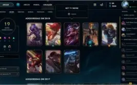 CONTA LEAGUE OF LEGENDS