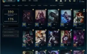 Conta lol 229 skins Gold4