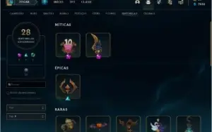 Conta lol 229 skins Gold4