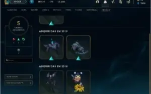 Conta lol 229 skins Gold4